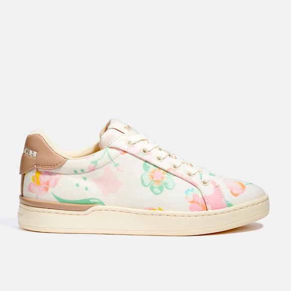 🌺🍃 Coach Clip Low Top Sneaker Dreamy Floral Print  6.5 7 8 8.5 9 9.5 10 11 - Picture 5 of 15
